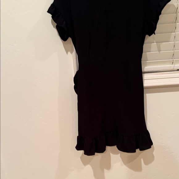 Amazon Black Ruffle Mini Dress - Picture 7 of 9